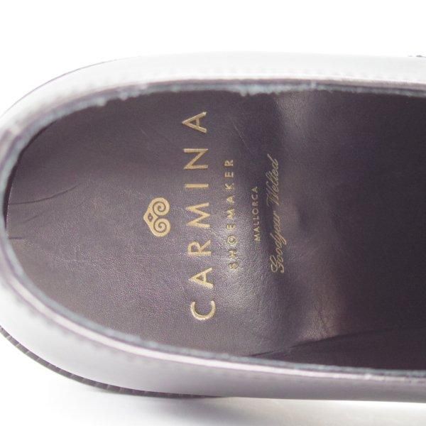 未使用★(スペイン製)カルミナ SIZE 5.5【定価￥83,600-★プレーントゥ/80501】CALVIAラスト/カーフ/黒/メンズ/CARMINA★l456