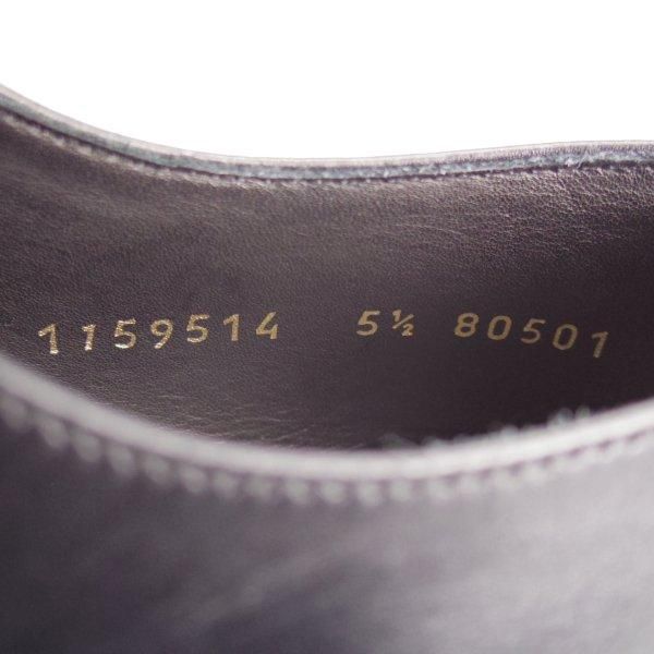 未使用★(スペイン製)カルミナ SIZE 5.5【定価￥83,600-★プレーントゥ/80501】CALVIAラスト/カーフ/黒/メンズ/CARMINA★l456