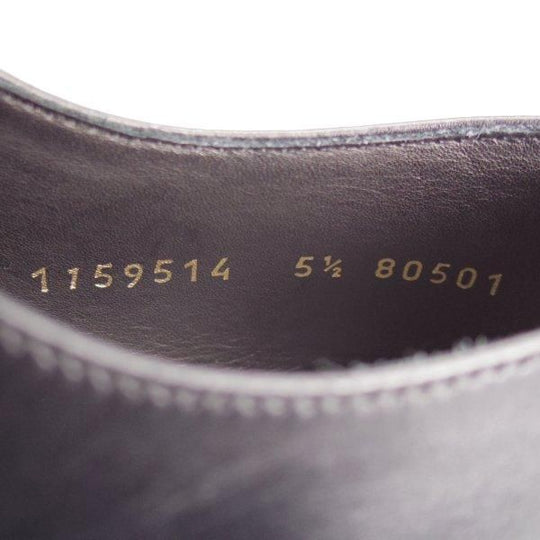 未使用★(スペイン製)カルミナ SIZE 5.5【定価￥83,600-★プレーントゥ/80501】CALVIAラスト/カーフ/黒/メンズ/CARMINA★l456