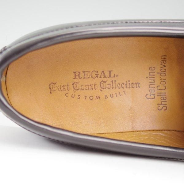 ★リーガル 25.5EE【コードバン仕様★イーストコースト・コレクション】コインローファー/黒/EAST COAST COLLECTION/REGAL★l458