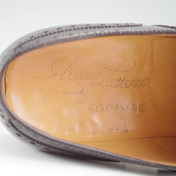 ★(伊)シルヴァノ・ラッタンジ SIZE 7.5【ハンドソーンウェルテッド製法★フルブローグ】カーフ/黒/メンズ/Silvano Lattanzi★l461