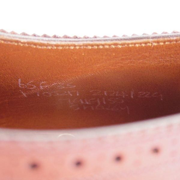 極上★チャーチ 65F/UK6.5【貴重★旧チャーチ最上級/Masterclass/マスタークラス】35ラスト/SHELLEY/クォーターブローグ/茶/Church's★l462