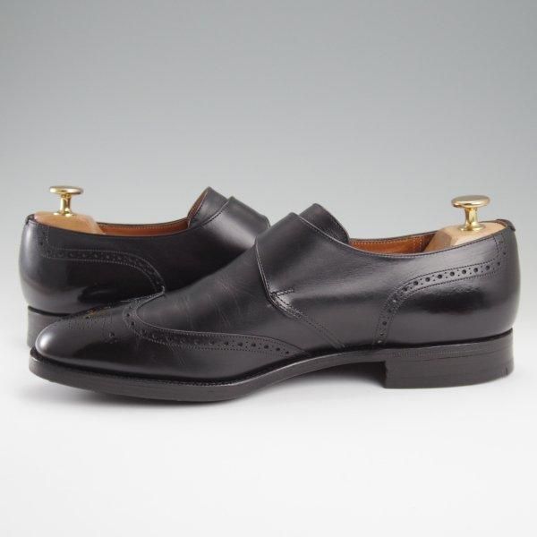 美品★チャーチ 75F/UK7.5【旧チャーチ★73ラスト/モンクストラップ/3都市ロゴ】CLARENDON/カーフ/黒/メンズ/Church's★l463