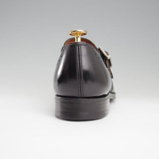 美品★チャーチ 75F/UK7.5【旧チャーチ★73ラスト/モンクストラップ/3都市ロゴ】CLARENDON/カーフ/黒/メンズ/Church's★l463