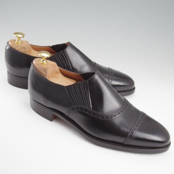 未使用★クロケット&ジョーンズ 7E【デッドストック品★(英)ポールセンスコーン別注/サイドエラスティック】黒/Crockett&Jones★l464