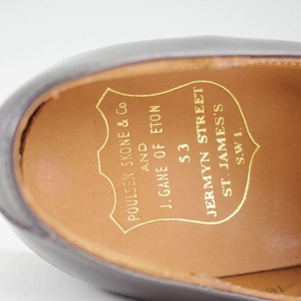 未使用★クロケット&ジョーンズ 7E【デッドストック品★(英)ポールセンスコーン別注/サイドエラスティック】黒/Crockett&Jones★l464