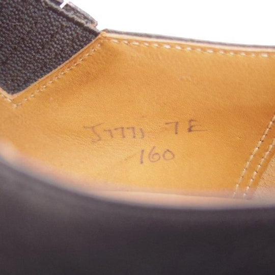 未使用★クロケット&ジョーンズ 7E【デッドストック品★(英)ポールセンスコーン別注/サイドエラスティック】黒/Crockett&Jones★l464