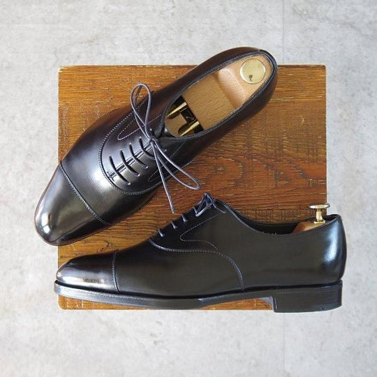 ★エドワードグリーン 6E【現行定価￥204,600-★CHELSEA/チェルシー/82ラスト】ストレートチップ/カーフ/黒/メンズ/EDWARD GREEN★l465