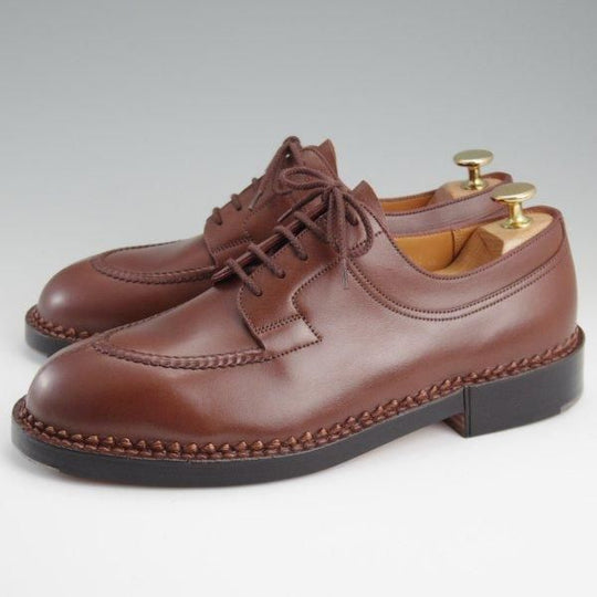 未使用★J.M.ウエストン 6.5C【現行定価￥451,000-★ハントダービー/677/ロシアンカーフ】32ラスト/茶/ドゴール/Weston/ウェストン★l468