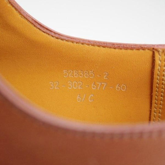 未使用★J.M.ウエストン 6.5C【現行定価￥451,000-★ハントダービー/677/ロシアンカーフ】32ラスト/茶/ドゴール/Weston/ウェストン★l468