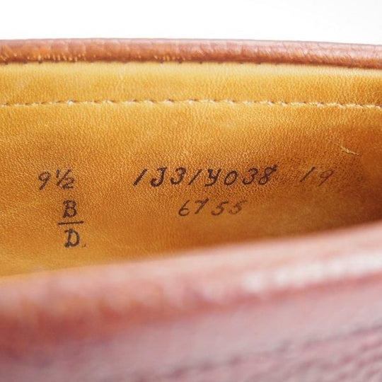 極上★オールデン 9.5D【貴重★型押しコードバン/SHIPS別注/コインローファー】ヴァンラスト/6755/赤茶/メンズ/シップス/ALDEN★l469