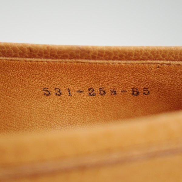 未使用★銀座ヨシノヤ SIZE 25.5【小笠原シューズ製★コインローファー/薄茶】スリッポン/ヌバック/メンズ/Ginza Yoshinoya★l470