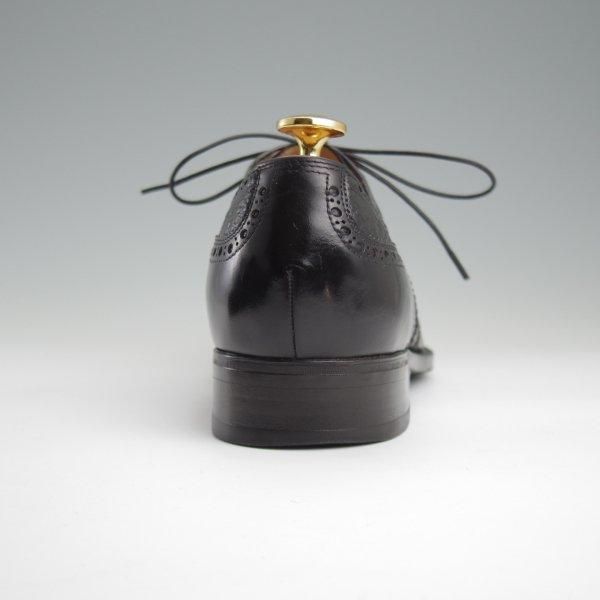 銀座ヨシノヤ ハンドソーンウェルテッド製法 ストレートチップ 九分仕立て 黒 銀座ヨシノヤ SIZE 25.5【ハンドソーンウェルテッド製法/黒