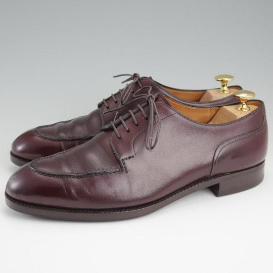 極上★銀座ヨシノヤ SIZE 25.5【小笠原シューズ製★ハンドソーンウェルテッド製法/EG/ドーバー似寄モデル】Uチップ/カーフ/赤茶★l473