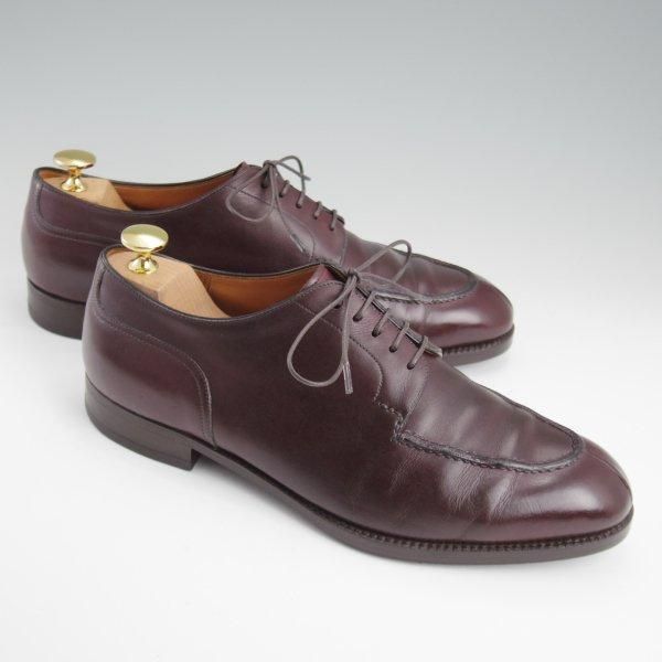 極上★銀座ヨシノヤ SIZE 25.5【小笠原シューズ製★ハンドソーンウェルテッド製法/EG/ドーバー似寄モデル】Uチップ/カーフ/赤茶★l473