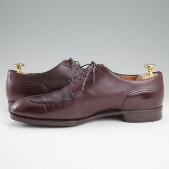 極上★銀座ヨシノヤ SIZE 25.5【小笠原シューズ製★ハンドソーンウェルテッド製法/EG/ドーバー似寄モデル】Uチップ/カーフ/赤茶★l473