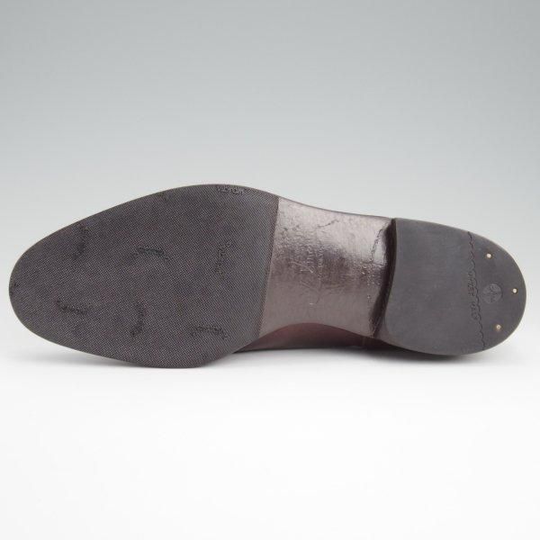 極上★銀座ヨシノヤ SIZE 25.5【小笠原シューズ製★ハンドソーンウェルテッド製法/EG/ドーバー似寄モデル】Uチップ/カーフ/赤茶★l473