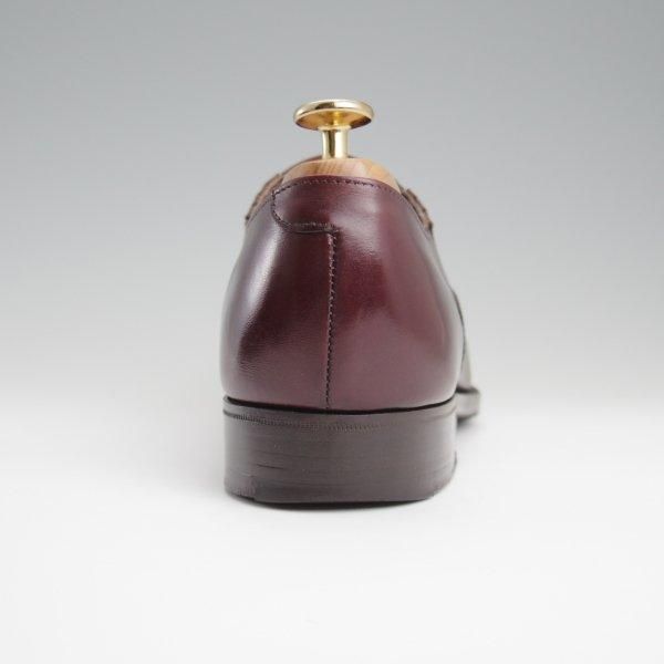 極上★クロケット&ジョーンズ 7.5E【貴重★(英)ポールセンスコーン別注/Poulsen Skone】サイドエラスティック/赤茶/Crockett&Jones★l474