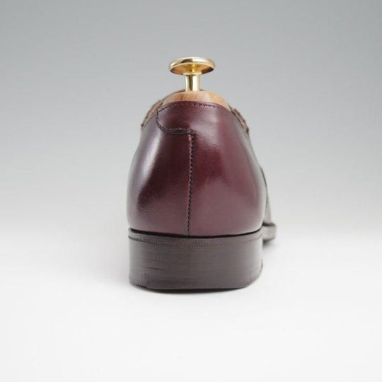 極上★クロケット&ジョーンズ 7.5E【貴重★(英)ポールセンスコーン別注/Poulsen Skone】サイドエラスティック/赤茶/Crockett&Jones★l474