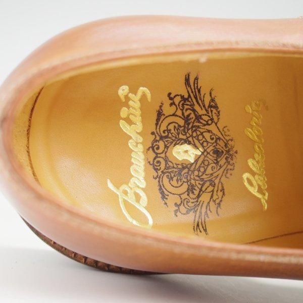 極上★(伊)ブランキーニ・カルツォレリア SIZE 8.5【高額★ノルベジェーゼ製法/純正シューツリー付】Uチップ/STEFANO BRANCHINI★l476
