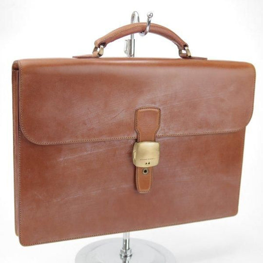 極美品★ダンヒル/dunhill【貴重★ブライドルレザー仕様/ブリーフケース】メンズ/ビジネス/バッグ/茶/革/鞄★N5906