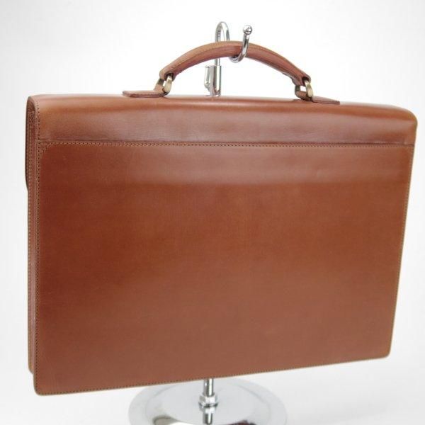 極美品★ダンヒル/dunhill【貴重★ブライドルレザー仕様/ブリーフケース】メンズ/ビジネス/バッグ/茶/革/鞄★N5906