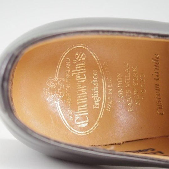 極美品★チャーチ 65F/UK6.5【定価￥176,000-★コンサル/CONSUL R】173ラスト/ストレートチップ/黒/メンズ/Church's★l480