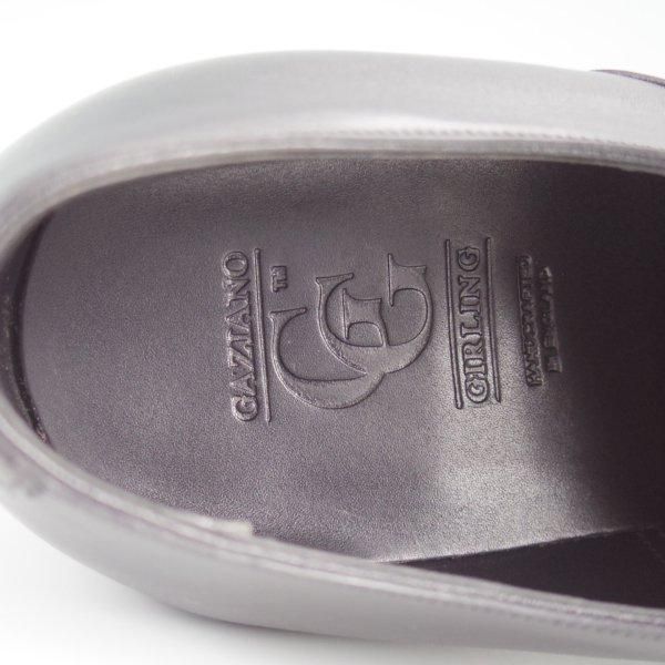 未使用★(英)ガジアーノ&ガーリング 7.5E【★CAMBRIDGE/ケンブリッジ/GG06ラスト】パンチドキャップトゥ/カーフ/黒/GAZIANO&GIRLING★l481