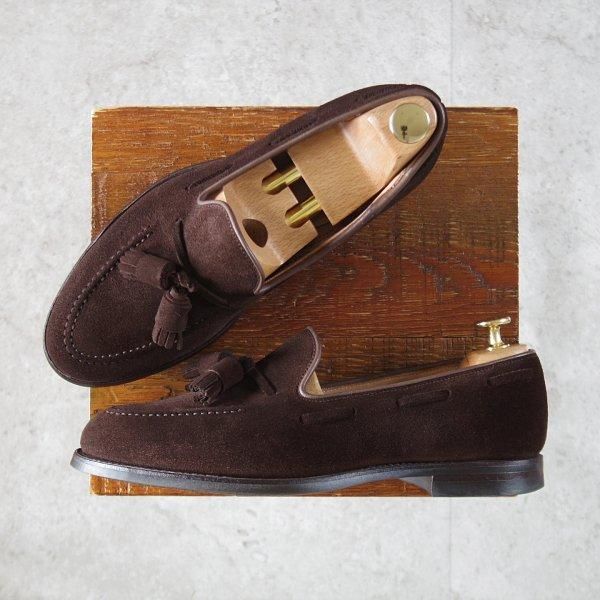極上★クロケット&ジョーンズ 6E【定価￥99,000-★CAVENDISH 3/キャベンディッシュ】タッセルローファー/濃茶/Crockett&Jones★l482