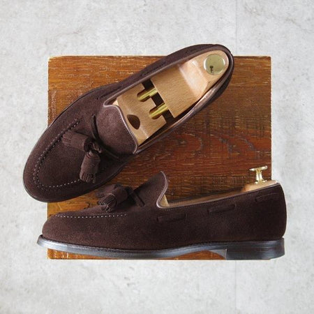 極上★クロケット&ジョーンズ 6E【定価￥99,000-★CAVENDISH 3/キャベンディッシュ】タッセルローファー/濃茶/Crockett&Jones★l482