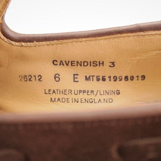極上★クロケット&ジョーンズ 6E【定価￥99,000-★CAVENDISH 3/キャベンディッシュ】タッセルローファー/濃茶/Crockett&Jones★l482