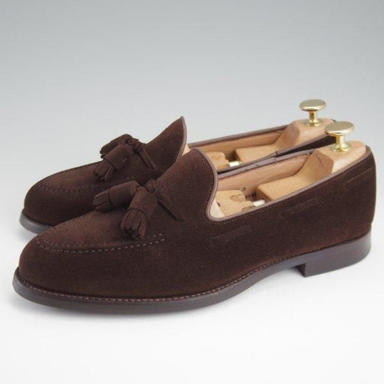 極上★クロケット&ジョーンズ 6E【定価￥99,000-★CAVENDISH 3/キャベンディッシュ】タッセルローファー/濃茶/Crockett&Jones★l482