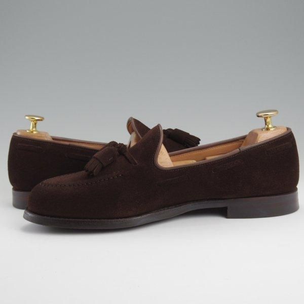 極上★クロケット&ジョーンズ 6E【定価￥99,000-★CAVENDISH 3/キャベンディッシュ】タッセルローファー/濃茶/Crockett&Jones★l482