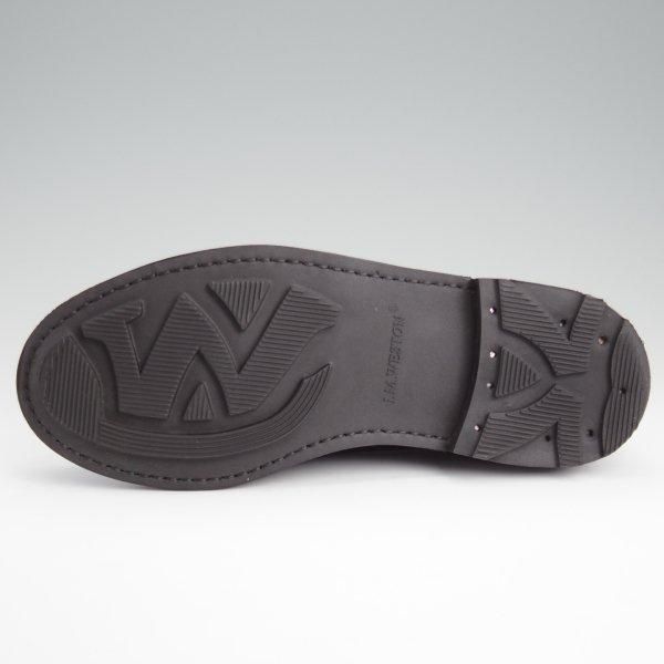 極美品★J.M.ウエストン SIZE 6.5【定価￥121,000-★ユージーン/Eugene/コインローファー/C80】スエード/黒/Weston/ウェストン★l483