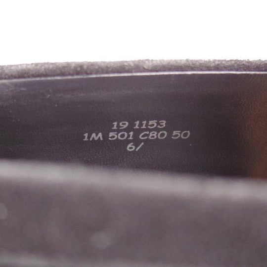 極美品★J.M.ウエストン SIZE 6.5【定価￥121,000-★ユージーン/Eugene/コインローファー/C80】スエード/黒/Weston/ウェストン★l483