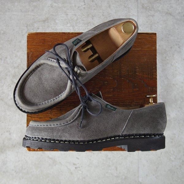 極上★パラブーツ SIZE 40【定価￥94,600-★ミカエル/MICHAEL】チロリアンシューズ/スエード/GRIS/灰/メンズ/Paraboot★l508