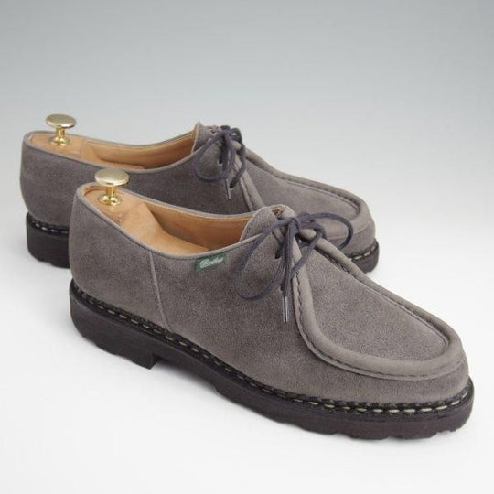 極上★パラブーツ SIZE 40【定価￥94,600-★ミカエル/MICHAEL】チロリアンシューズ/スエード/GRIS/灰/メンズ/Paraboot★l508