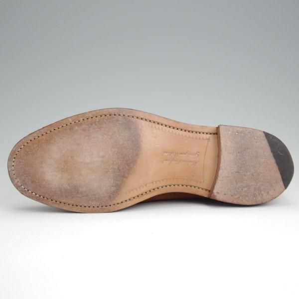 美品★(英)チーニー 6F【定価￥82,500-★コインローファー/HUGO】5203ラスト/スリッポン/スエード/茶/メンズ/CHEANEY★l509