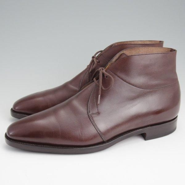 極上★ジョンロブ 6E【現行定価￥321,200-★ROMSEY/ロムゼイ】8000ラスト/チャッカブーツ/カーフ/濃茶/メンズ/JOHN LOBB★l510