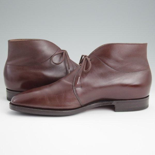 極上★ジョンロブ 6E【現行定価￥321,200-★ROMSEY/ロムゼイ】8000ラスト/チャッカブーツ/カーフ/濃茶/メンズ/JOHN LOBB★l510
