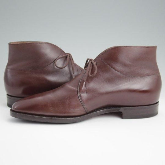 極上★ジョンロブ 6E【現行定価￥321,200-★ROMSEY/ロムゼイ】8000ラスト/チャッカブーツ/カーフ/濃茶/メンズ/JOHN LOBB★l510