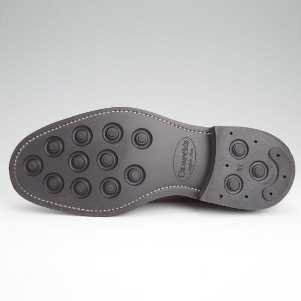 極美品★チャーチ 60F/UK6【貴重★100ラスト/ダイナイトソール仕様/CARNE】Uチップ/ネバダカーフ/濃茶/メンズ/Church's★l511