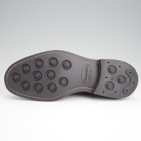 極美品★チャーチ 60F/UK6【貴重★100ラスト/ダイナイトソール仕様/CARNE】Uチップ/ネバダカーフ/濃茶/メンズ/Church's★l511