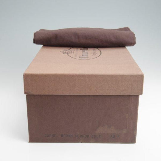 極美品★チャーチ 60F/UK6【貴重★100ラスト/ダイナイトソール仕様/CARNE】Uチップ/ネバダカーフ/濃茶/メンズ/Church's★l511