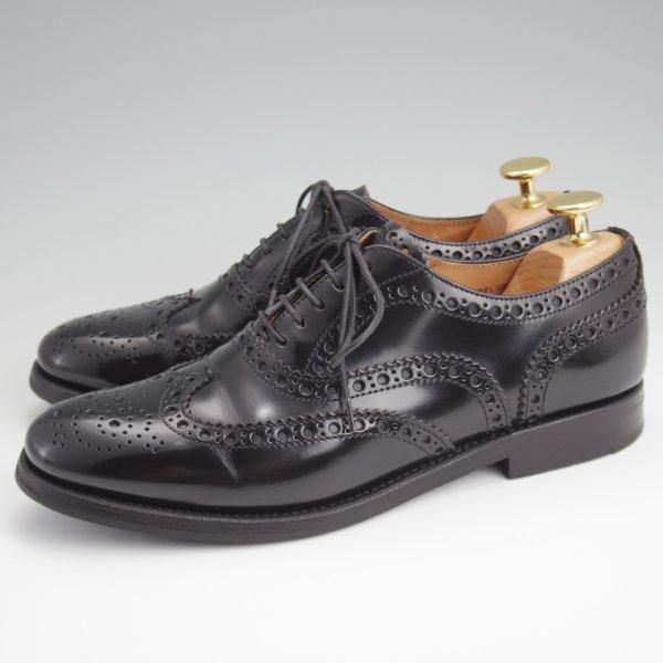 美品★チャーチ(レディース) SIZE 35.5【定価￥176,000-★バーウッド/BURWOOD WG】ポリッシュドバインダーカーフ/黒/Church's★l516