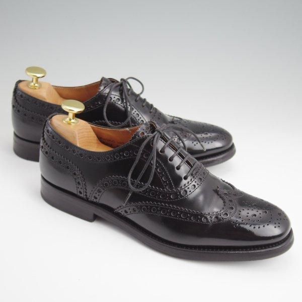 美品★チャーチ(レディース) SIZE 35.5【定価￥176,000-★バーウッド/BURWOOD WG】ポリッシュドバインダーカーフ/黒/Church's★l516
