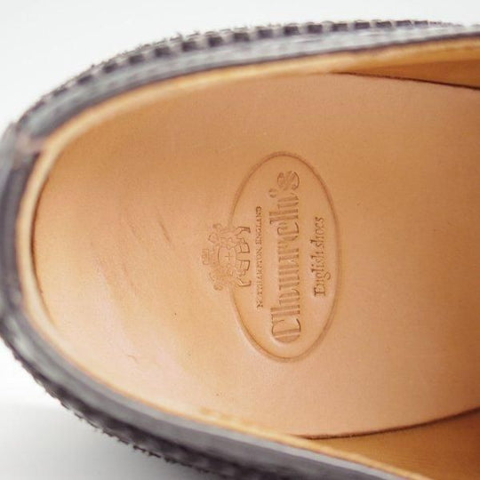 美品★チャーチ(レディース) SIZE 35.5【定価￥176,000-★バーウッド/BURWOOD WG】ポリッシュドバインダーカーフ/黒/Church's★l516