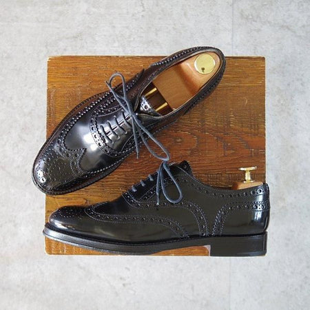 美品★チャーチ(レディース) SIZE 36【定価￥176,000-★バーウッド/BURWOOD WP】ポリッシュドバインダーカーフ/黒/Church's★l518