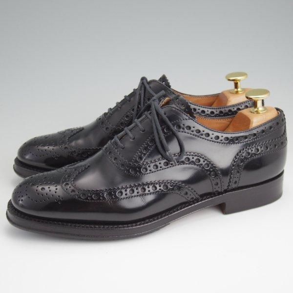美品★チャーチ(レディース) SIZE 36【定価￥176,000-★バーウッド/BURWOOD WP】ポリッシュドバインダーカーフ/黒/Church's★l518
