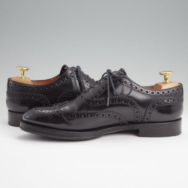 美品★チャーチ(レディース) SIZE 36【定価￥176,000-★バーウッド/BURWOOD WP】ポリッシュドバインダーカーフ/黒/Church's★l518
